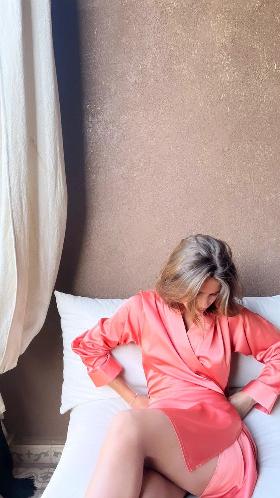 KIMIGAYO SILK SATIN Nightgown