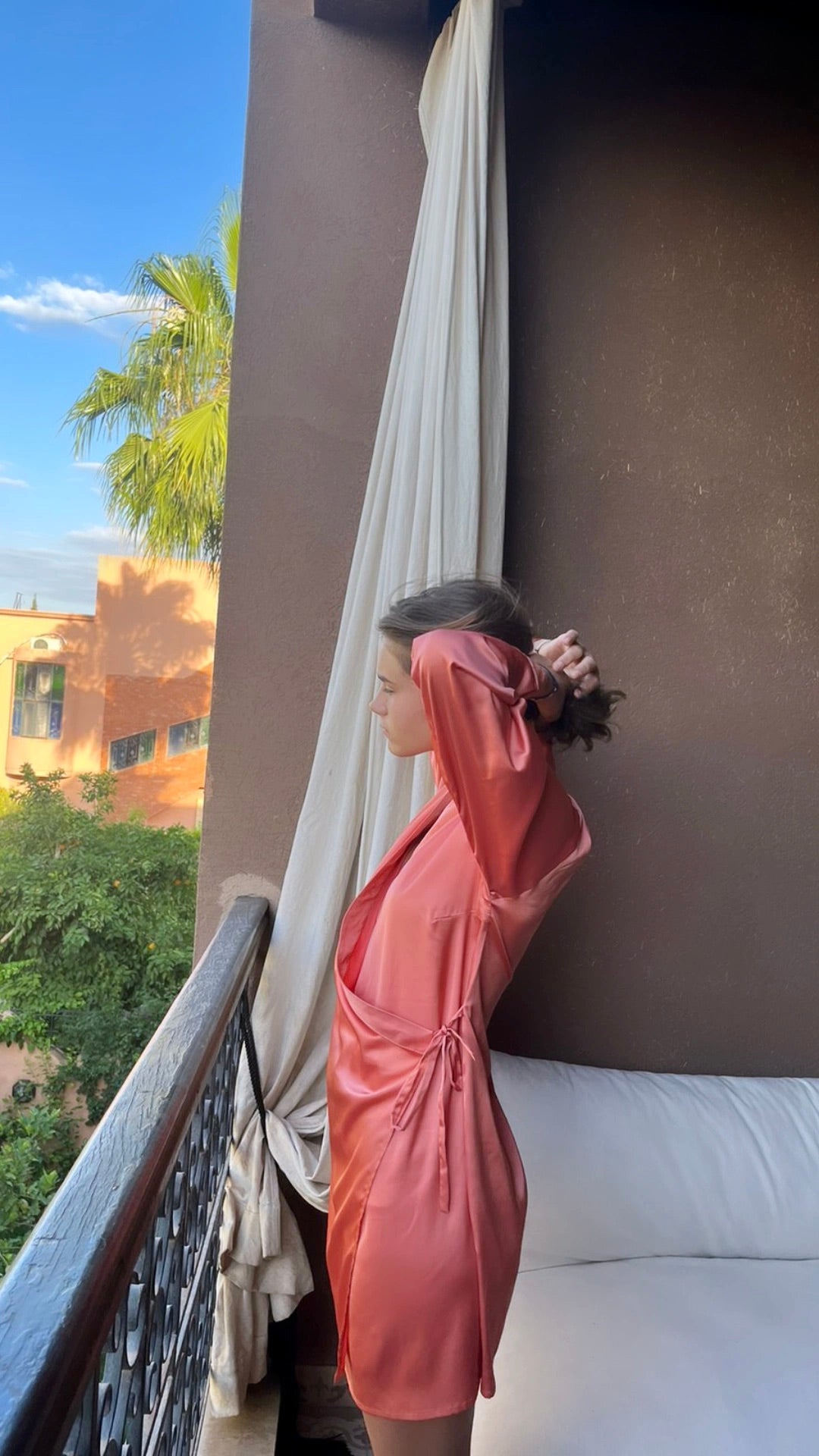 KIMIGAYO SILK SATIN Nightgown