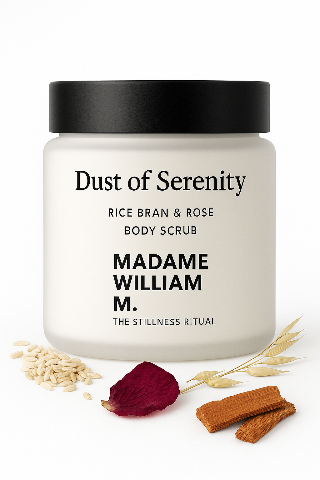 “DUST OF SERENITY” Rice Bran & Rose Body Scrub