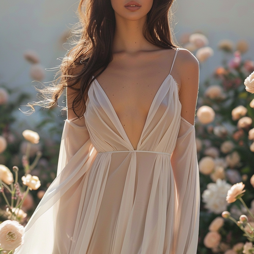 DEMETER SILK NIGHTGOWN
