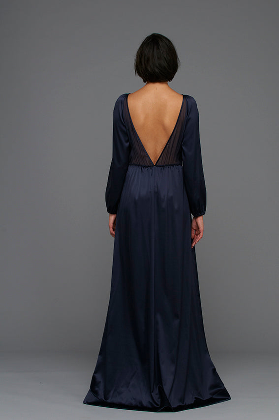 PIVOINE STRETCH SILK SATIN Nightgown