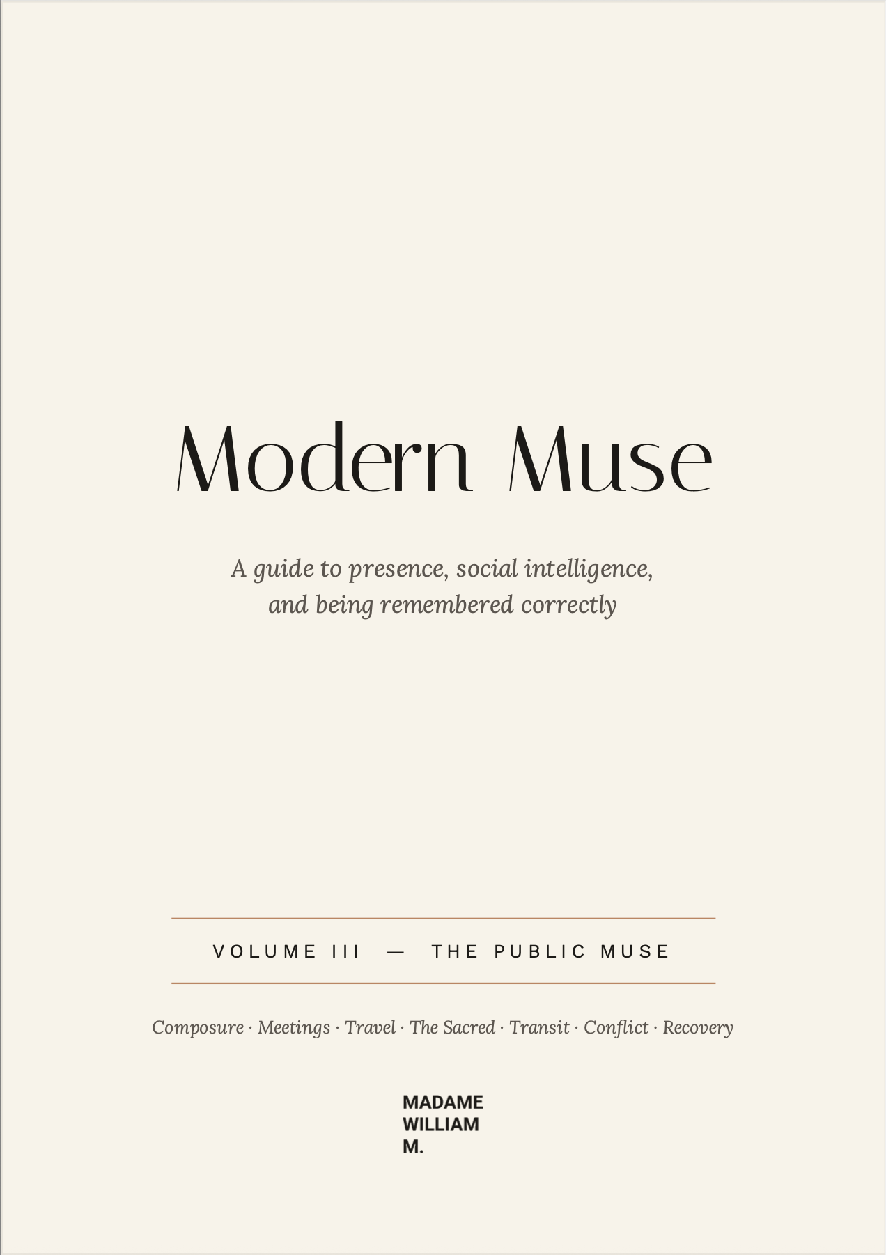 MODERN MUSE VOLUME III