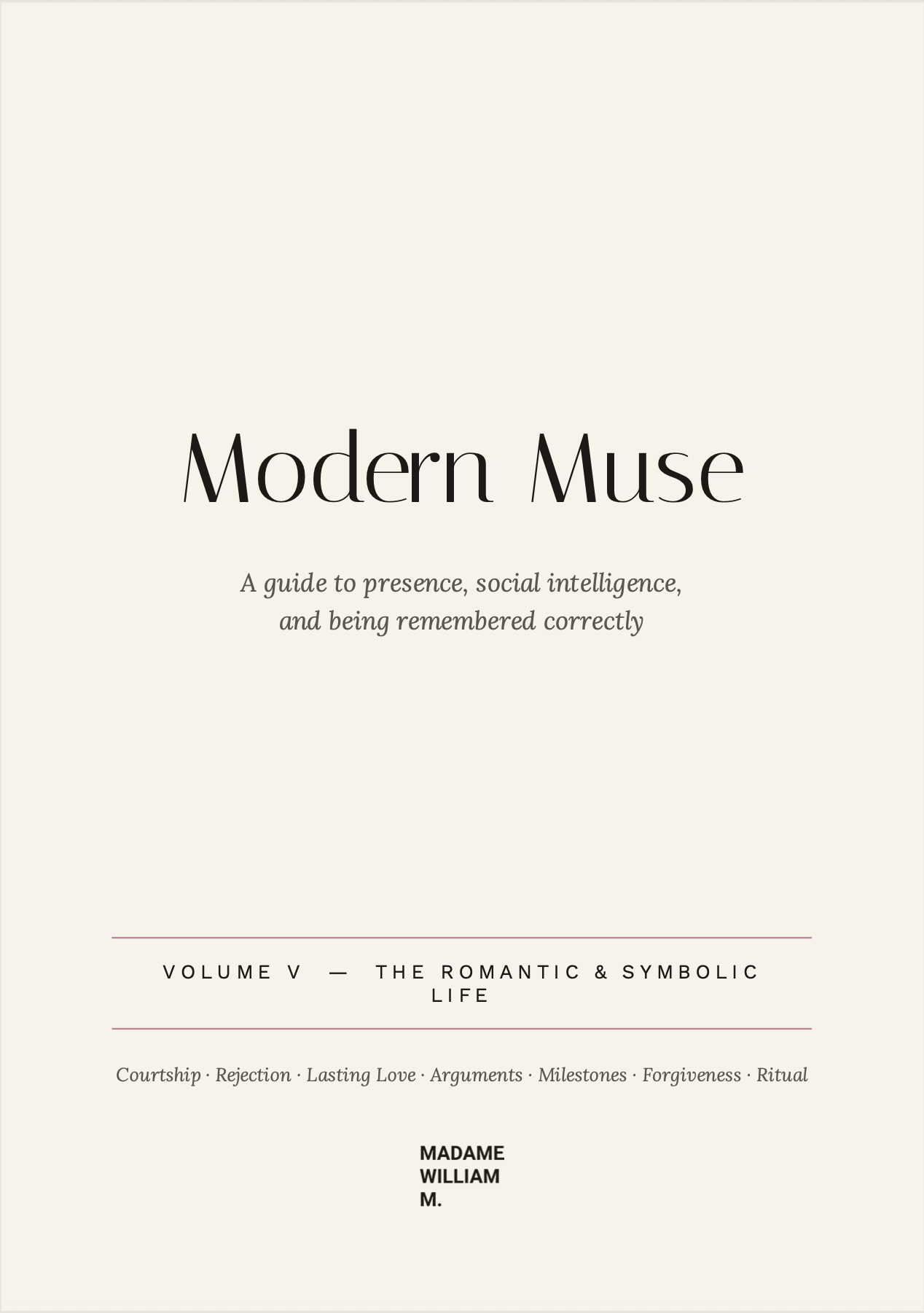 MODERN MUSE VOLUME V