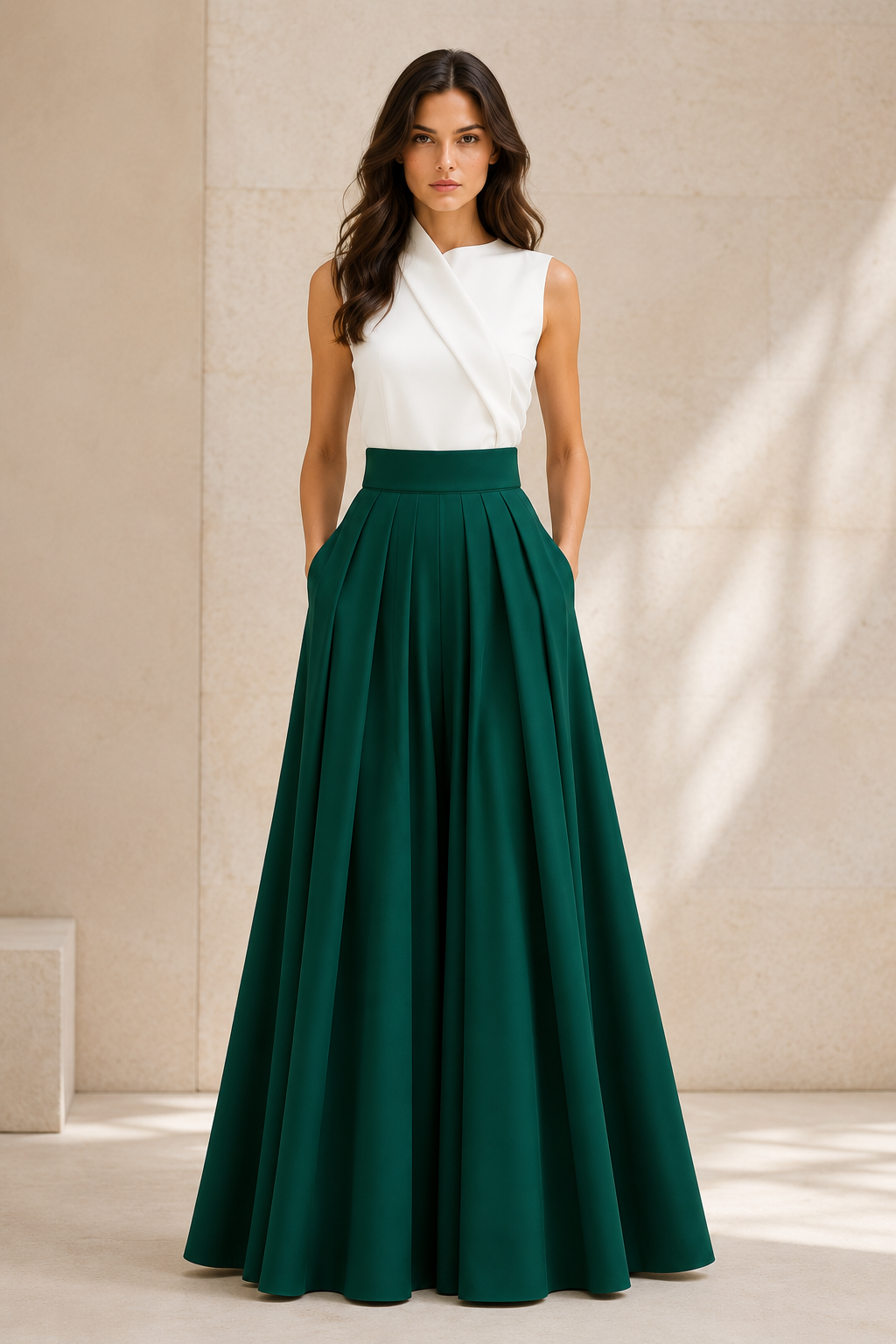 "MARGAUX" SKIRT - MAXI