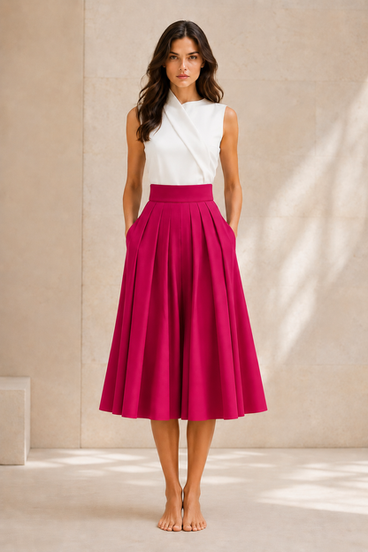 "MARGAUX" SKIRT - MIDI