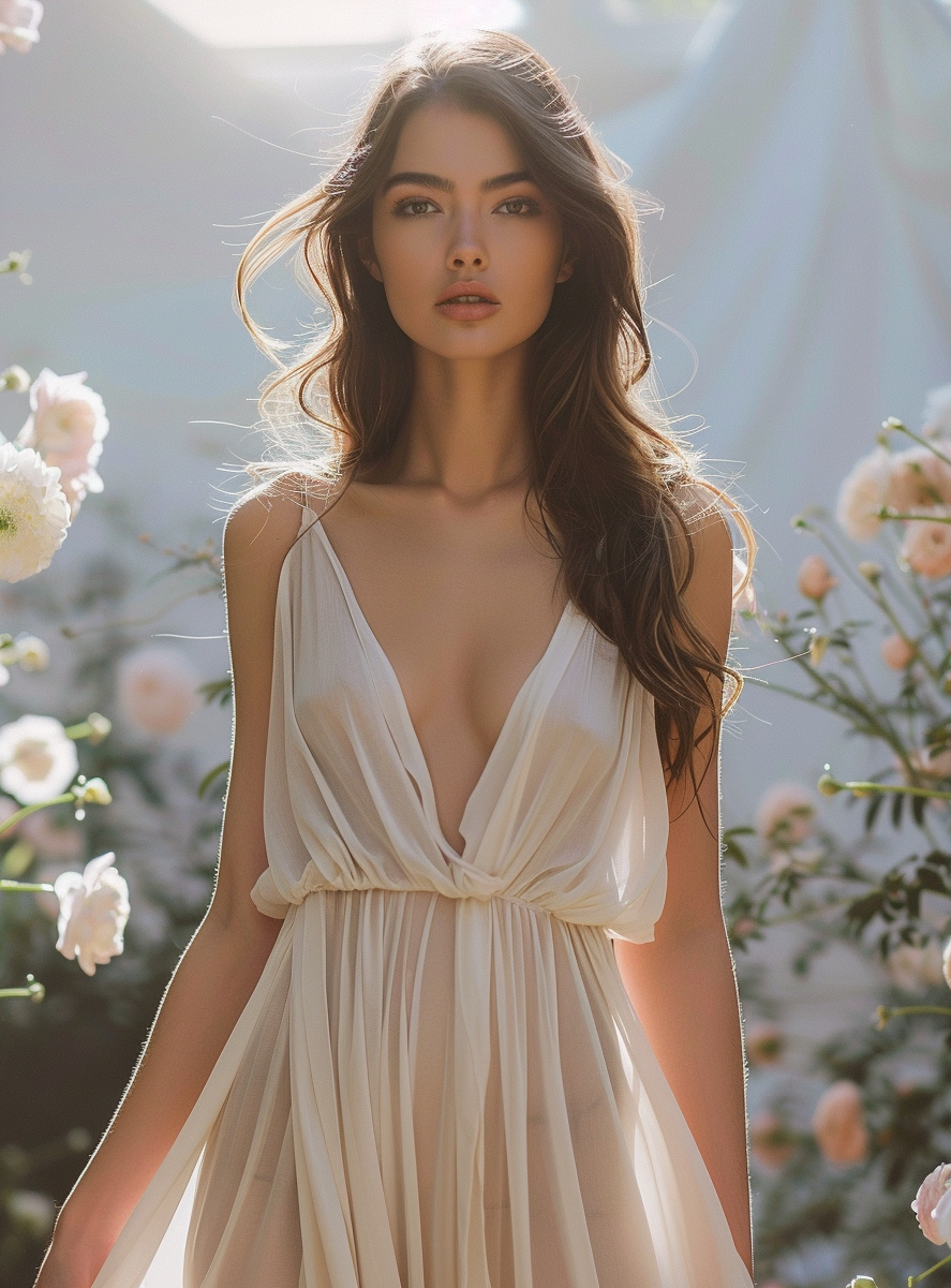 APHRODITE SILK NIGHTGOWN