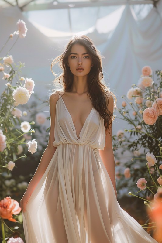 APHRODITE SILK NIGHTGOWN